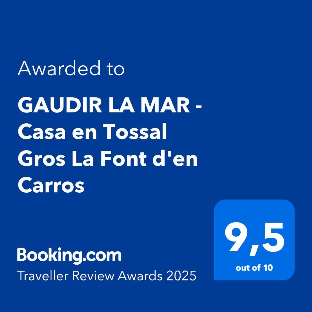 Gaudir La Mar - Casa En Tossal Gros La Font D'En Carros Villa Castillo del Reboller ภายนอก รูปภาพ